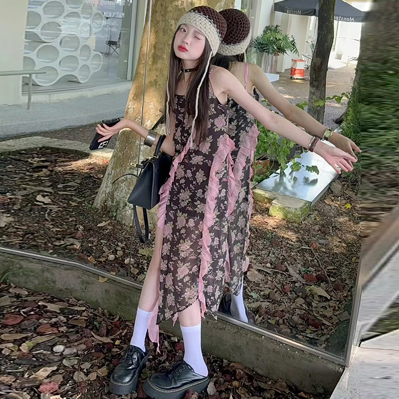 女童森系连衣裙夏酷帅童装潮宝潮服韩范新款潮酷高端潮流夏款亲肤