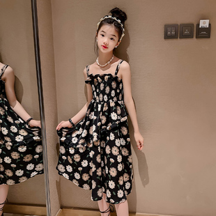 大童潮范夏天儿童超仙ins风精致舒服潮童森系洋气 甜美连衣裙夏季