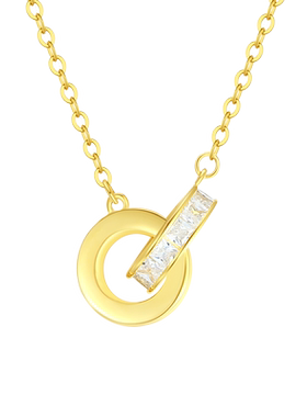 【生日礼物】周大生环环相扣项链