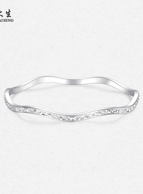 周大生足银S990手镯生日礼物