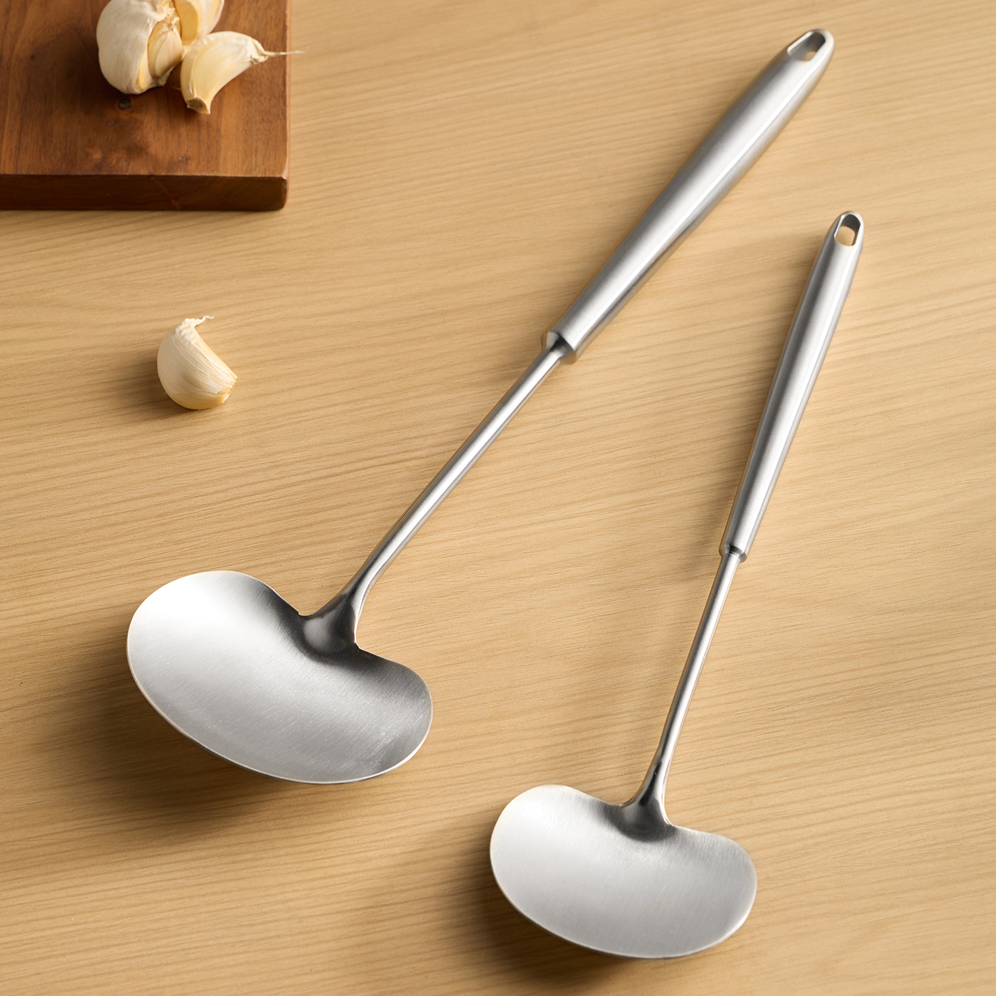 米立风物不锈钢蘑菇锅铲炒菜铲子