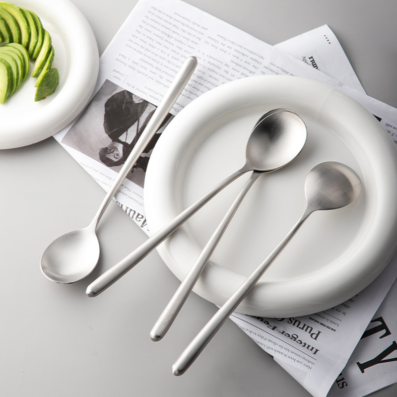 米立风物韩式304不锈钢主餐长柄