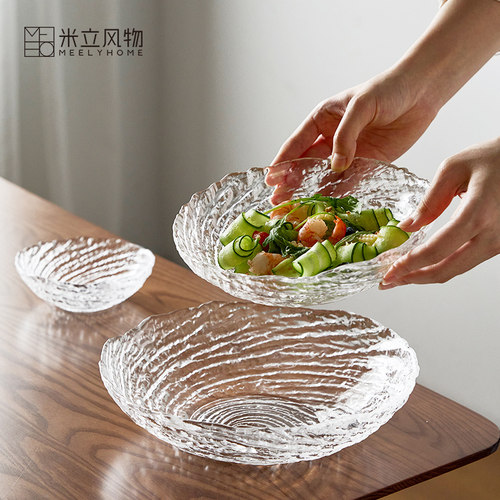 米立风物玻璃水果盘沙拉碗