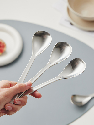 米力丰武Sus304不锈钢勺家用早餐酸奶甜点勺吃拌饭勺