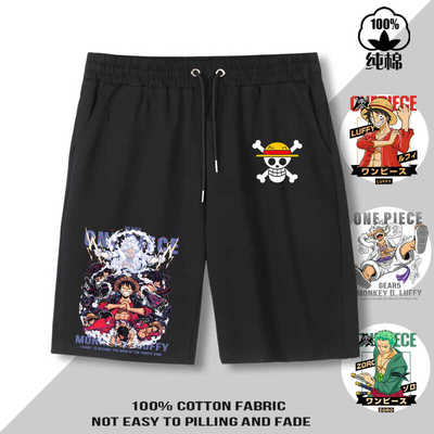 海贼王短裤纯棉休闲裤