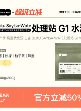 ColinPlus25产季埃塞古吉 BukuSayisa Wate处理站 水洗手冲咖啡豆