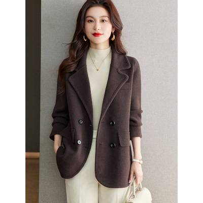 毛呢大衣女春秋季2025年新款爆款高级感时尚国际大牌女装外套开衫