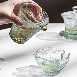 2025新款 玄冰玻璃公道杯高颜值功夫茶具高档精致家用倒茶分茶器