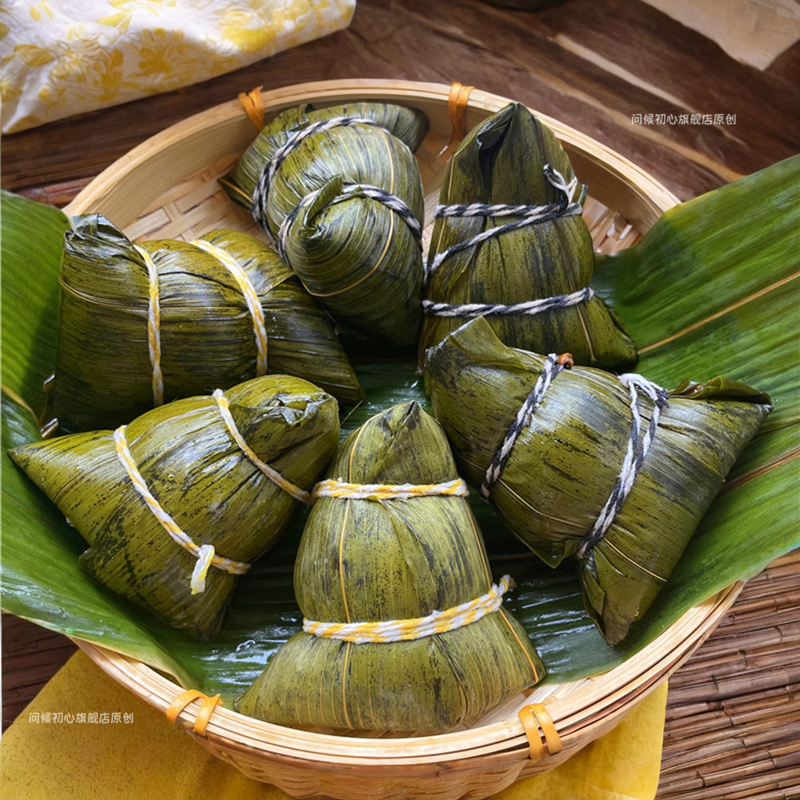 广西河池宜州板栗鲜肉粽草木灰水粽壮乡特色端午大肉粽新鲜真空 粮油调味/速食/干货/烘焙 粽子 原图主图