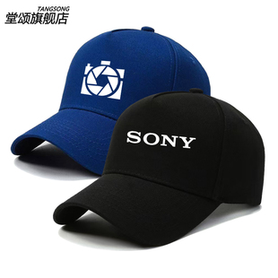 索尼照相机周边定制印字logo摄影师帽子男女鸭舌帽户外骑行棒球帽