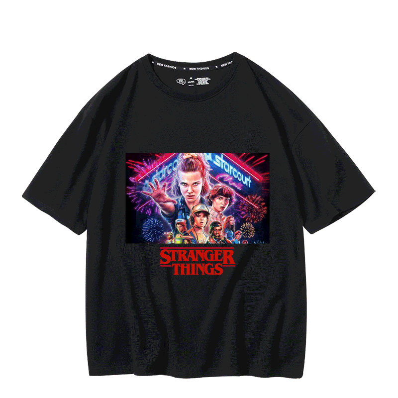 美剧StrangerThings怪奇物T恤
