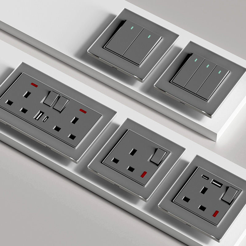 港澳版英式13A插座带USB快充开关