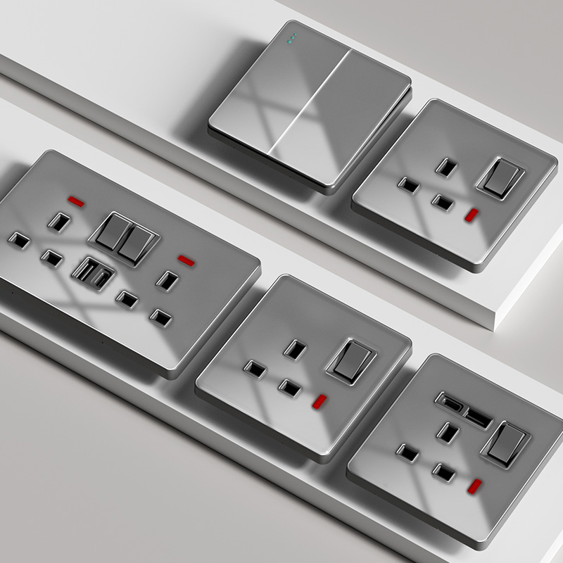 港澳英式13a插座usb电灯开关