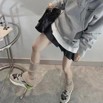 2025冬季新款韩国东大门老板娘同款羊毛袜套女洋气外穿堆堆袜潮搭
