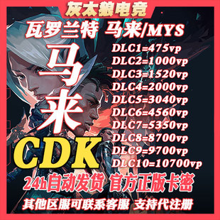 瓦罗兰特 美 欧 港 缅甸 泰服 俄罗斯VP充值 Valorant上号充值cdk