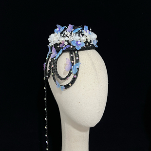 古典舞蹈筝筝纸鸢胶州秧歌钱鼓舞少儿艺考演出舞台表演扇子舞头饰