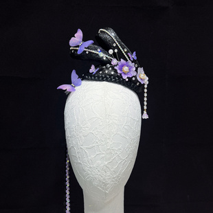 饰良人儿童古典舞少儿剧目蝶香舞蹈头饰蝴蝶头饰演出表演舞台发饰