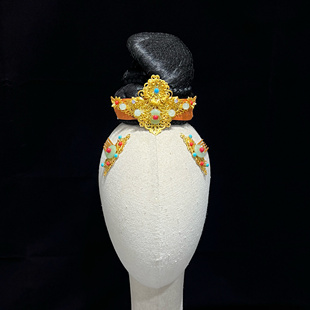 古典舞越女词剧目头饰头饰艺考演出表演演出头饰发饰发髻发饰