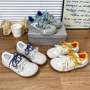 0防滑时板鞋 古德训鞋 高级感大头休闲百搭运动鞋 新复尚款 女225秋季