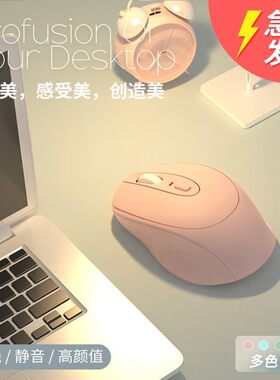 ThinkPad E14适用静音无线蓝牙鼠标人体工学女生笔记本电脑办公高