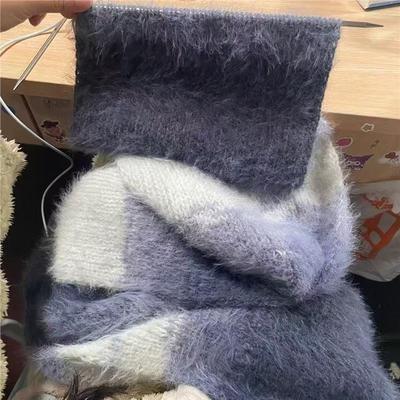 同款雪宝围巾手工编织diy