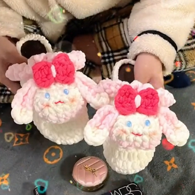 手工编织拖鞋diy材料包钩针布条线毛线鞋底半成品冬季美乐蒂棉拖