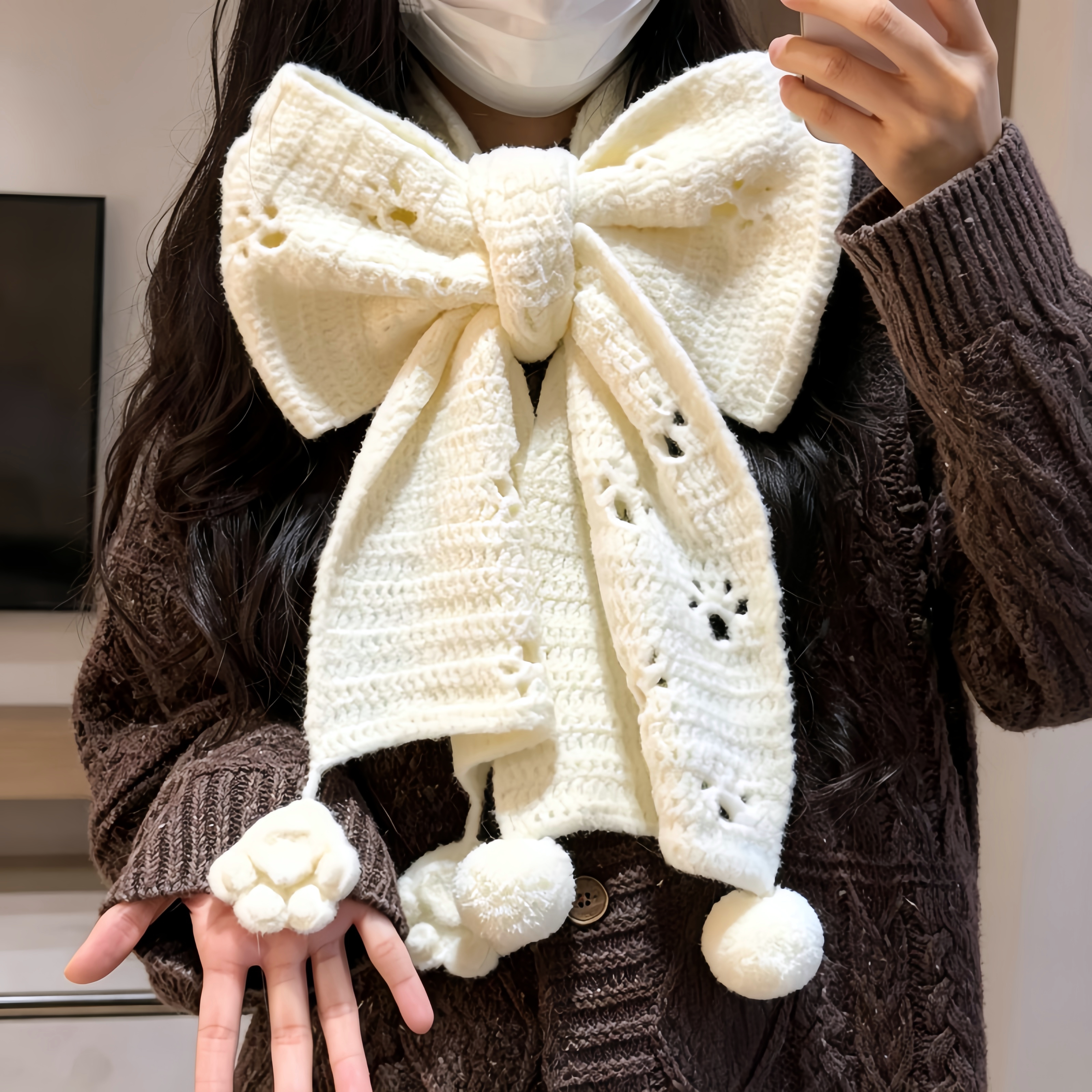 猫爪踏雪毛线DIY材料包送女生