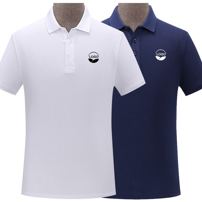 手机店工服高端POLO衫定制夏季翻领短袖企业工装展会商务刺绣工服
