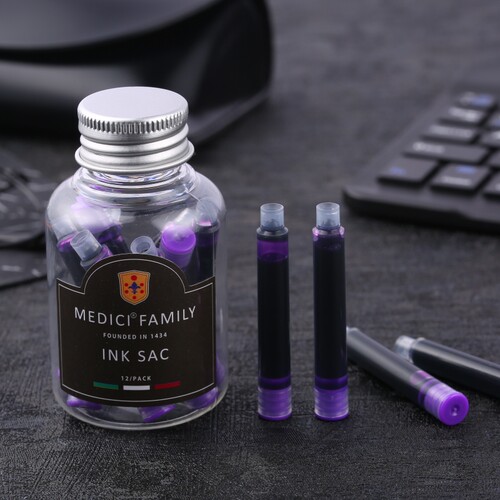 梅第奇钢笔墨囊黑色墨囊红色蓝色墨蓝色蓝黑色墨囊粉色绿色墨囊