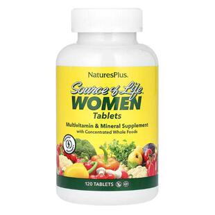 15年老店直邮Natures Plus 女性维生素多维生素矿物质补充剂120片