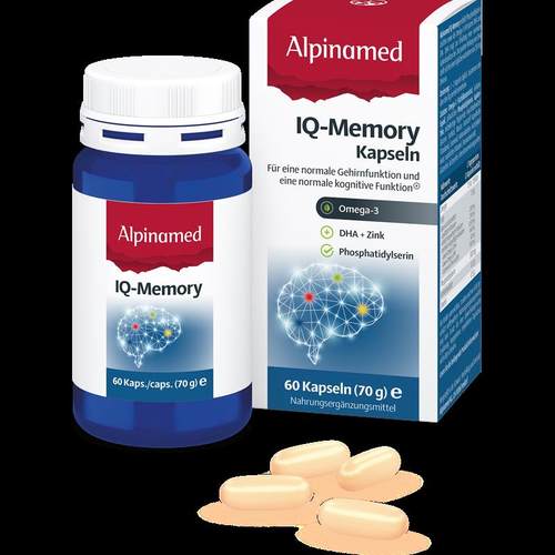 瑞士Alpinamed IQ磷脂酰丝氨酸卵磷脂大脑营养记忆脑智力成人学生