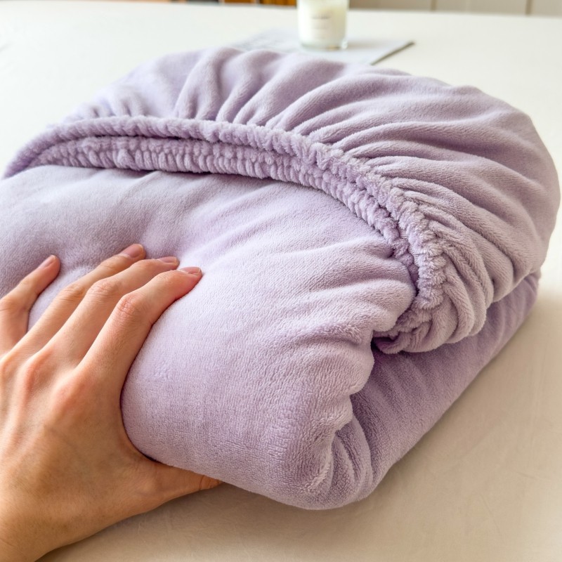 【带运费险】牛奶绒加绒床笠一个