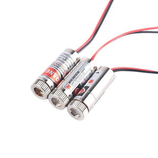 3V-5V激光头5mW点状红光一字红外线定位十字镭射头二极管外径12mm