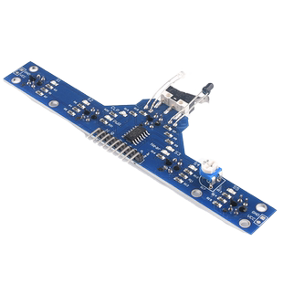 红外寻迹传感器模块 五路寻迹 避障 巡线循迹模块5大功能高灵敏度