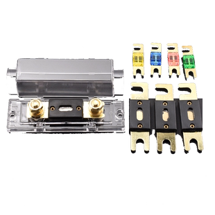 大号叉栓式汽车保险丝片式螺栓型电瓶大电流车用保险丝座20A-500A