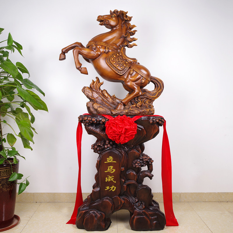 马摆件集团周年庆典高端工艺品