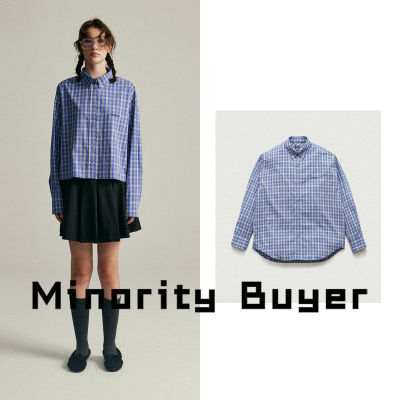现货 买手店 The barnnet 八奶小众男女同款休闲宽松格子衬衫上衣