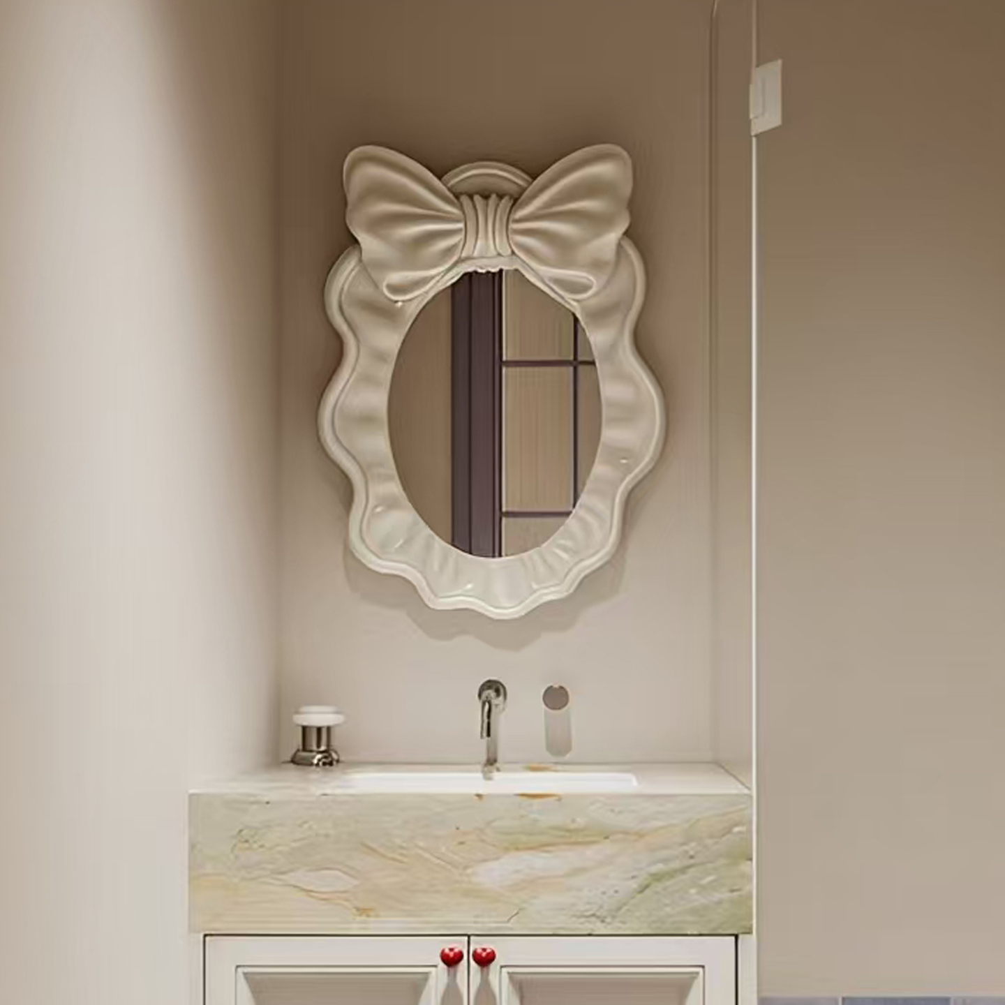 直销智能异形发光化妆镜艺术定制