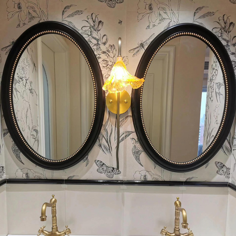 高端双盆法式洗手间镜子C2直销