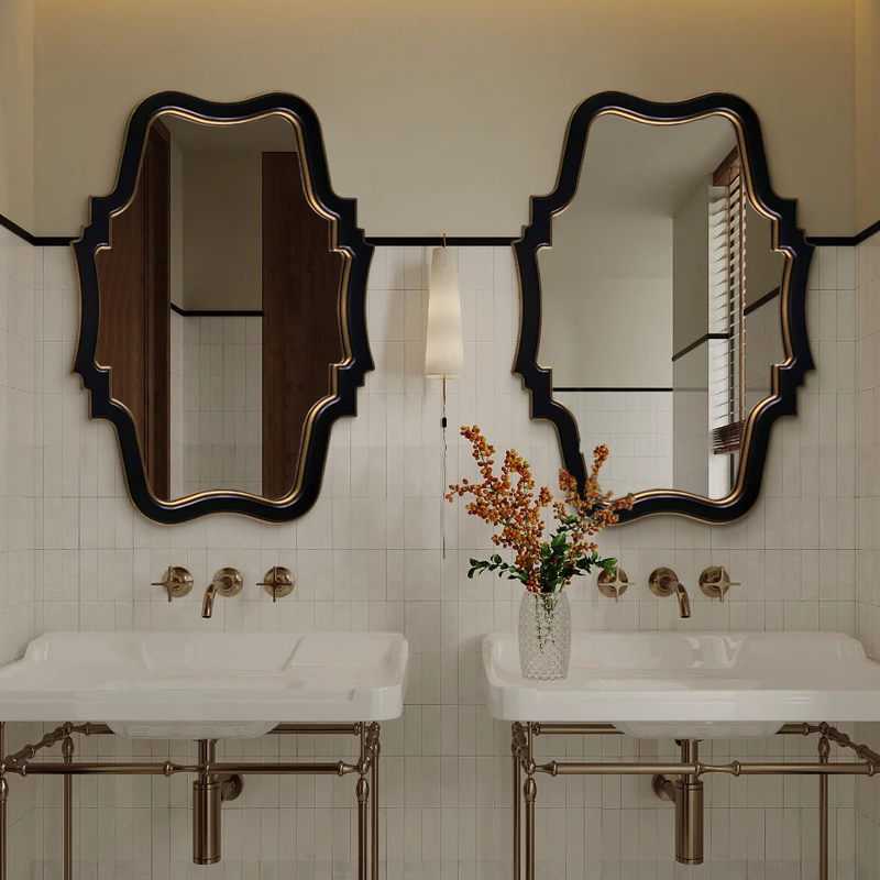 直销顺丰北欧ins风壁挂式化妆镜