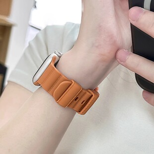 4夏季 男女新透气Ultra创意小众 适用applewatchS11泡泡液态硅胶S9 运动苹果手表se个性 10表带iwatchs8