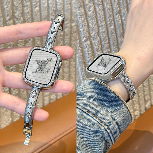 适用iWatch布契拉提手镯金属表带