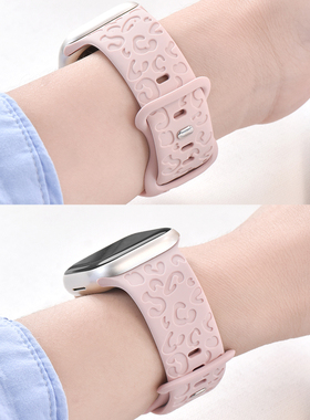 【小猫爪印】适用iwatchS10蝴蝶扣表带applewatchS11/9/8/7/6苹果手表SE液态硅胶表带ultra软运动透气男女夏