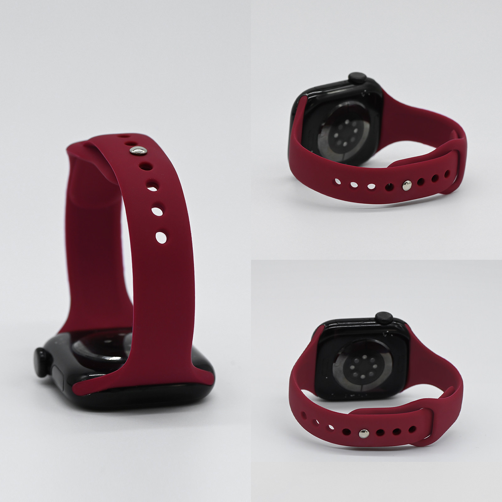适用applewatch柔软硅胶小蛮腰S11/10纤细表带iwatchS12/9/8/SE代苹果手表41/45mm运动夏日舒适高级细腕带女