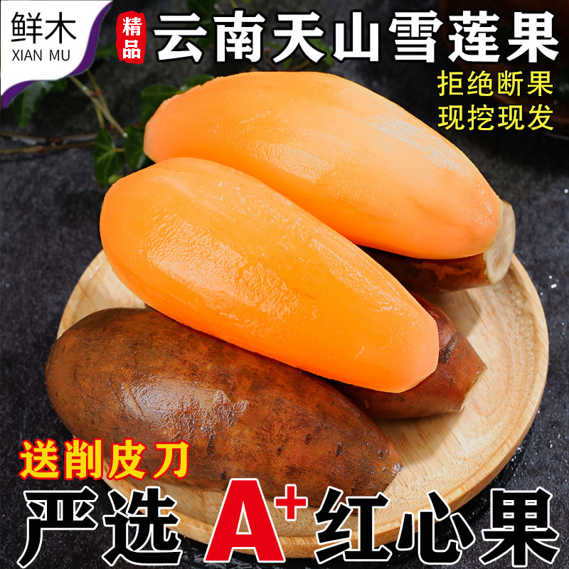 云南天山雪莲果新鲜红黄