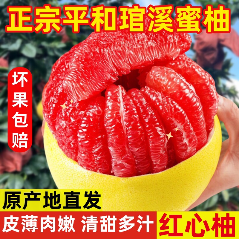 福建平和琯溪红心蜜柚皮