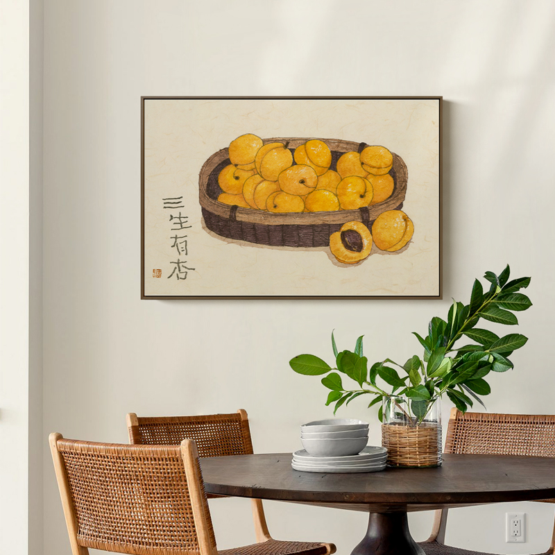 李知弥新中式风好寓意厨房装饰画
