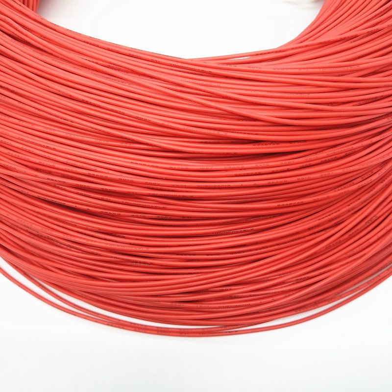 红色 电子线 线路板飞线 7股镀锡铜丝芯 导线 线径1.2mm 1米0.4元