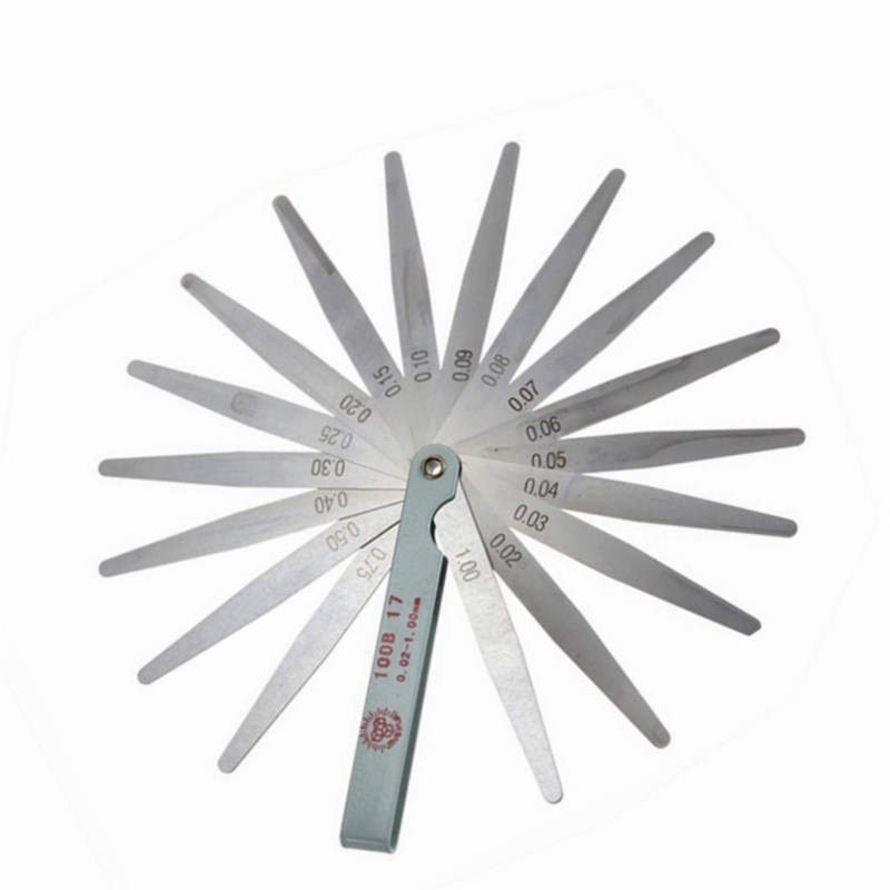 晶花不锈钢塞尺100 150 200 300 0.02-1MM 100B17  200A17