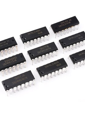 直插SN74HC147 148 151 153 157 160 161 163N芯片IC 封装DIP-16